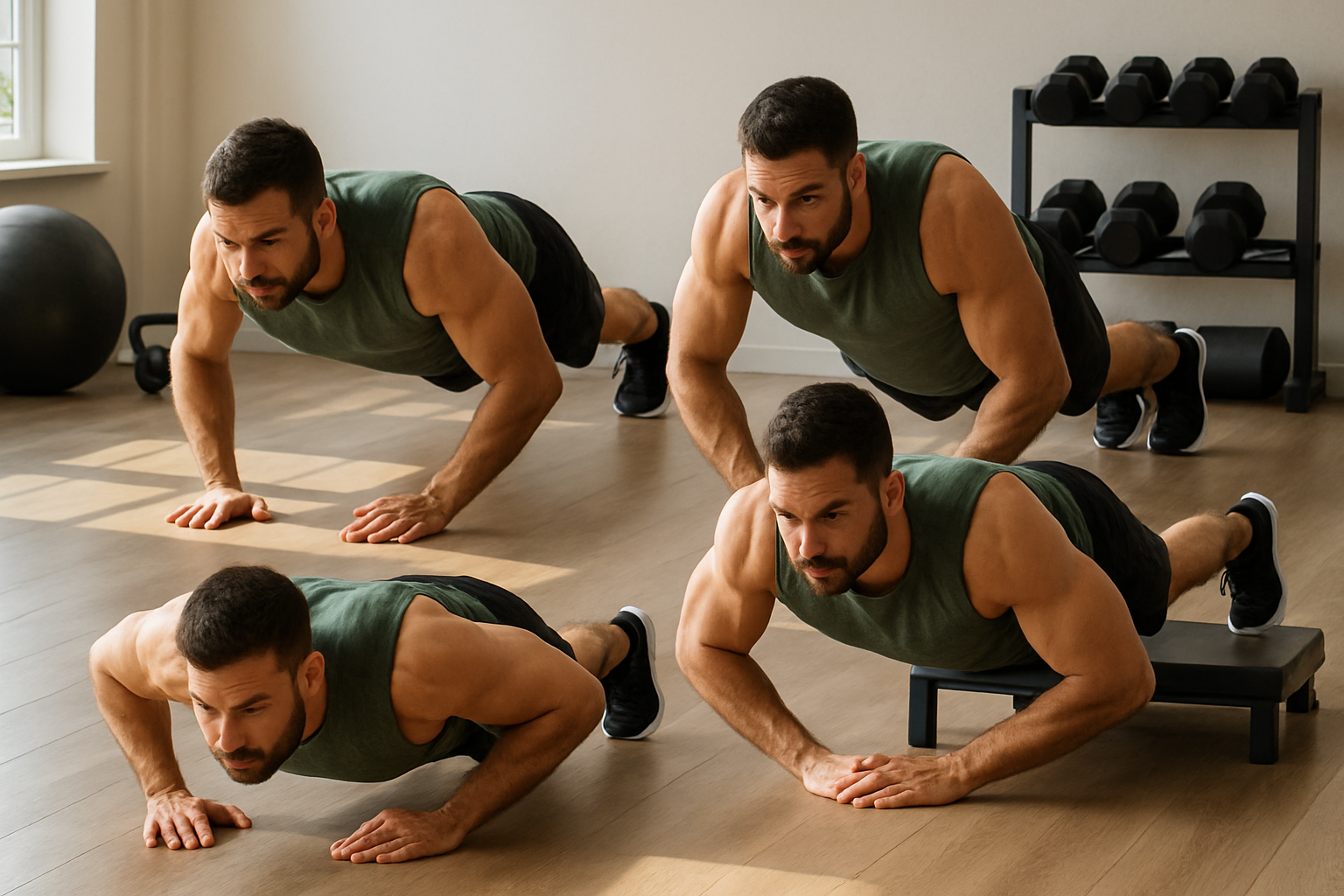 Push-Up Variations Ranked by Difficulty: Build Chest and Tricep Strength at Home