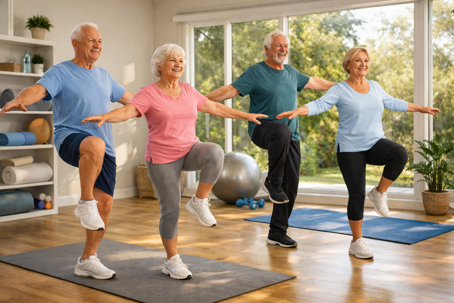 Balance Exercises for Seniors Over 70: How to Prevent Falls and Stay Confident