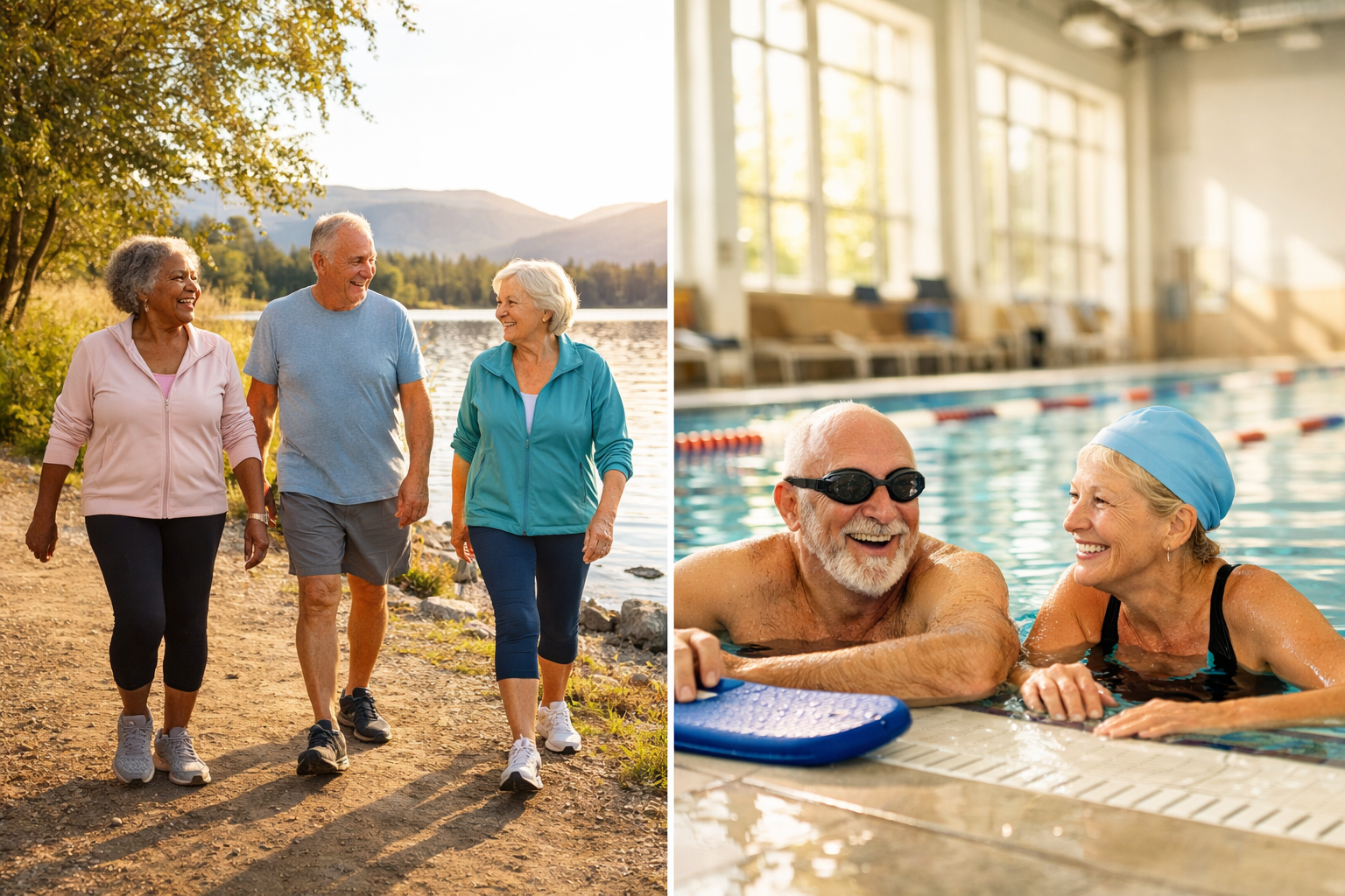 Walking vs Swimming for Seniors: Which Low-Impact Exercise Is Better for You?